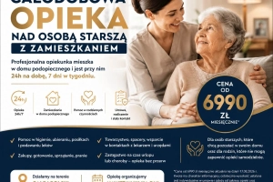 Opiekunka z zamieszkaniem zapewni osobie starszej pomoc - od 6990 zł miesięcznie