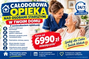 Opiekunka z zamieszkaniem zapewni osobie starszej pomoc - od 6990 zł miesięcznie