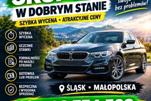 Skup aut Brzesko i reszta MAŁOPOLSKI, EKSPRESOWA PŁATNOŚĆ-GOTÓWKA, DOJAZD do KLIENTA